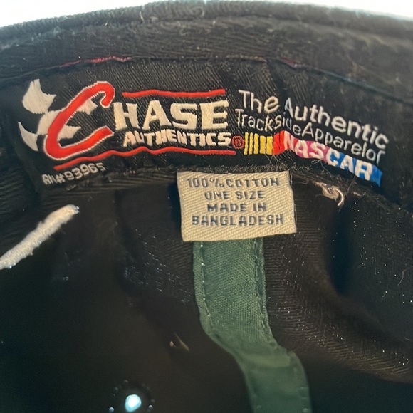 Chase Authentics Dale Earnhardt JR 88 shark tooth NASCAR hat cap black & green - Picture 8 of 8
